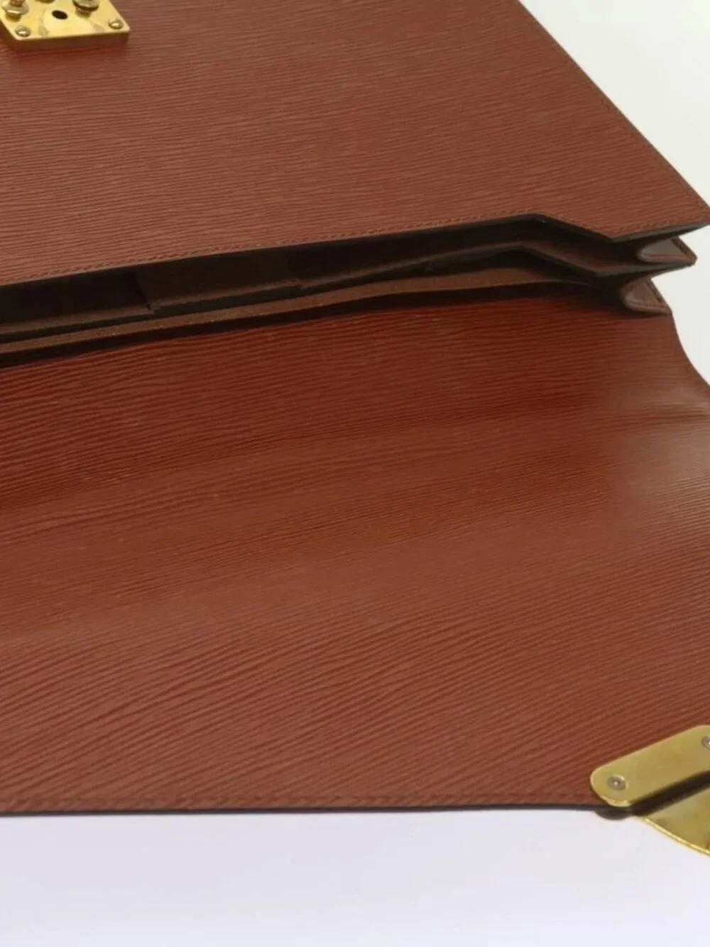 LOUIS VUITTON Epi Serviette Conseiller Briefcase Brown